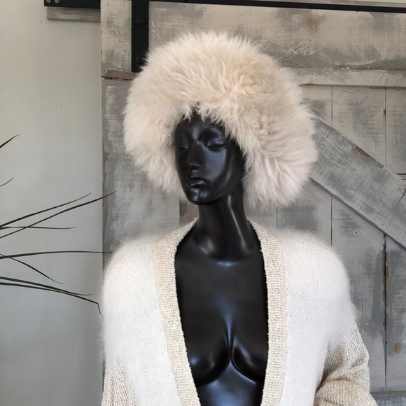 Accessories Vintage Lambs Wool Headband Hat Poshmark